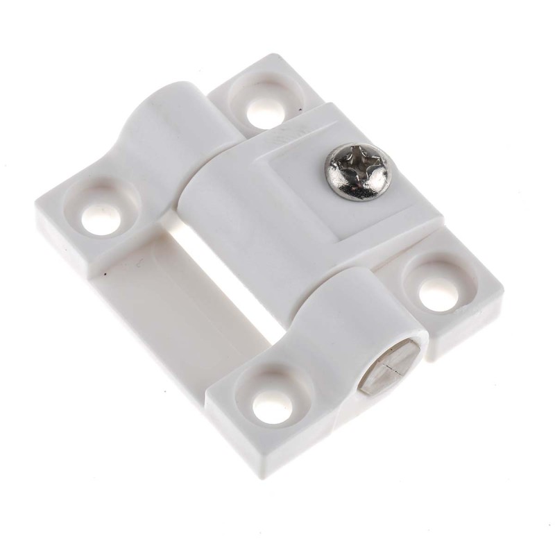 1 Bag of 2 - RS PRO Friction Hinge, Screw Fixing, 43mm x 37mm x 6mm