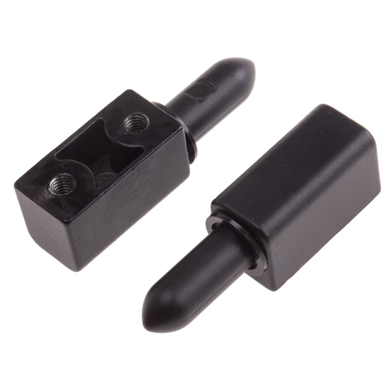 1 Bag of 2 - RS PRO Die Cast Zinc Barrel Hinge with a Lift-off Pin, Screw Fixing, 64mm x 32.5mm x 17.5mm