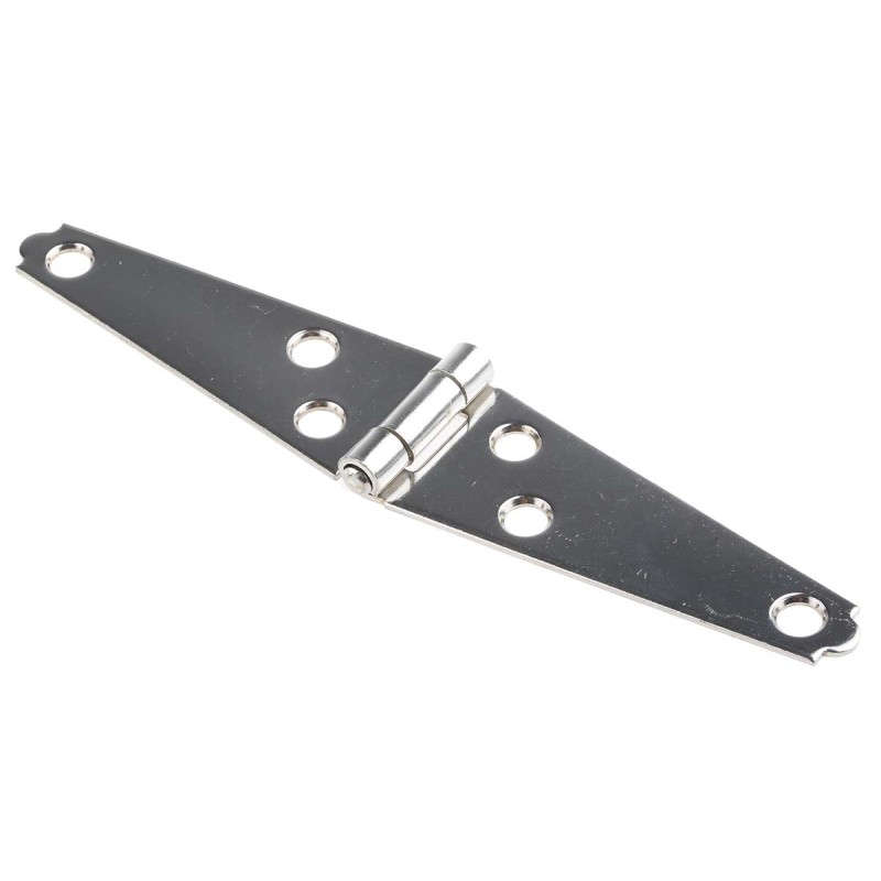 1 Bag of 2 - RS PRO Stainless Steel Strap Hinge, 145mm x 29mm x 1.5mm