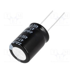 1 pcs x Elite - PF2W470MNN1825 - Capacitor: electrolytic, THT, 47uF, 450VDC, Ø18x31.5mm, ±20%, 2000h
