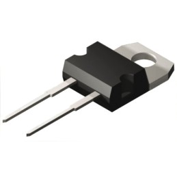 2 pcs - Wolfspeed 650V 24A, SiC Schottky Diode, 2-Pin TO-220 C3D08065A