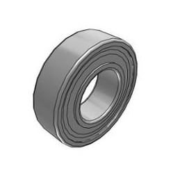 1 pcs - SKF 6205-2RSH/C4 Single Row Deep Groove Ball Bearing- Both Sides Sealed 25mm I.D, 52mm O.D