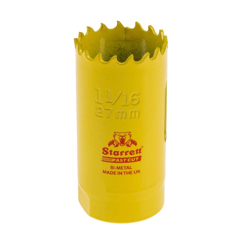 1 pcs - Starrett HSS 27mm Hole Saw