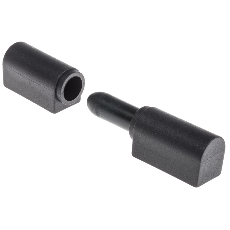1 Bag of 2 - RS PRO Thermoplastic Barrel Hinge with a Lift-off Pin, Screw Fixing, 83mm x 19mm x 22mm