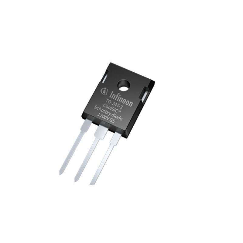 2 pcs - Infineon 1200V 10A, SiC Schottky Diode, 3-Pin TO-247 IDW10G120C5BFKSA1