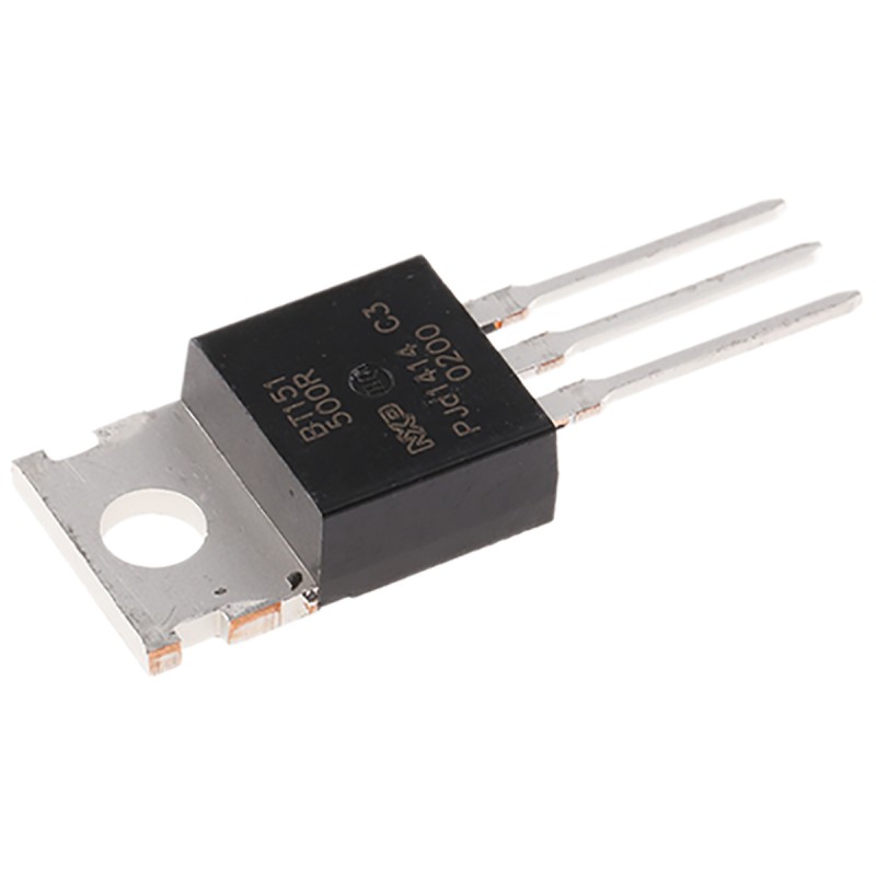 10 pcs - WeEn Semiconductors Co., Ltd BT151-500R,127, Thyristor 500V, 7.5A 15mA