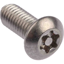1 Bag of 50 - RS PRO Plain Button Stainless Steel Tamper Proof Security Screw, M5 x 12mm