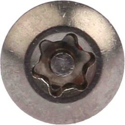 1 Bag of 50 - RS PRO Plain Button Stainless Steel Tamper Proof Security Screw, M5 x 12mm