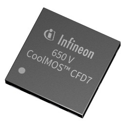 2 pcs - N-Channel MOSFET, 17 A, 650 V, 5-Pin ThinPAK 8 x 8 Infineon IPL65R160CFD7AUMA1