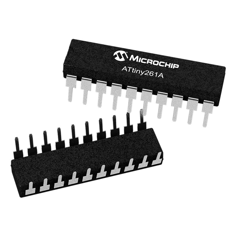 2 pcs - Microchip ATTINY26-16SU, 8bit AVR Microcontroller, ATtiny26, 16MHz, 2 kB Flash, 20-Pin SOIC