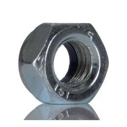 200 pcs - RS PRO, Zinc Plated Bright Zinc Plated Steel Hex Nut, DIN 985/DIN 982, M8