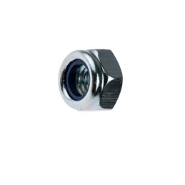 200 pcs - RS PRO, Zinc Plated Bright Zinc Plated Steel Hex Nut, DIN 985/DIN 982, M8