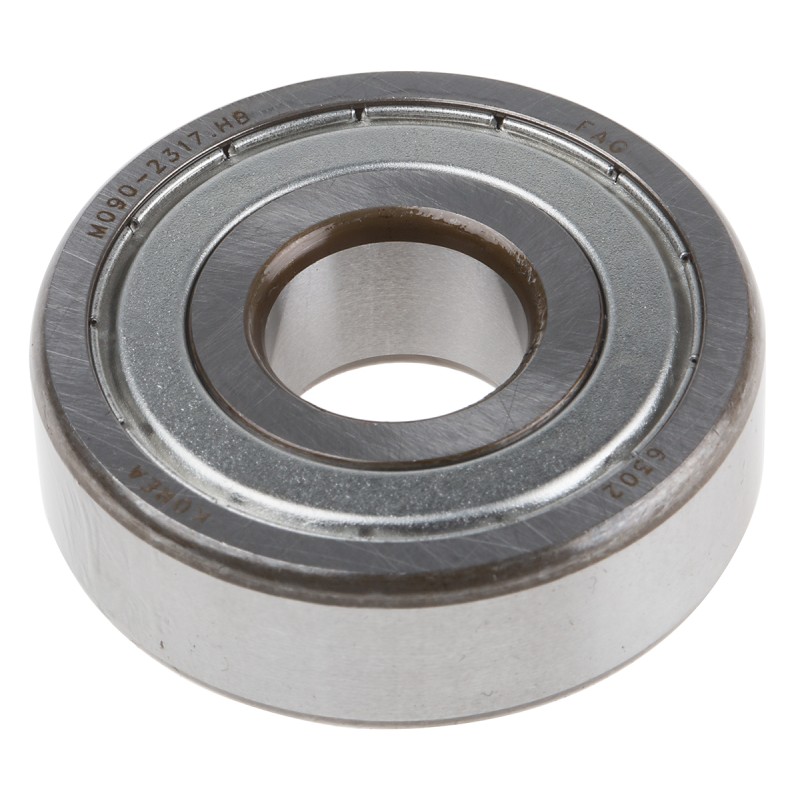 1 pcs - FAG 6302-2Z Single Row Deep Groove Ball Bearing- Both Sides Shielded 15mm I.D, 42mm O.D