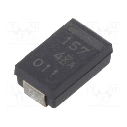1 pcs x KEMET - T599D157M004ATE045 - Capacitor: tantalum-polymer, low ESR, 150uF, 4VDC, D, 2917, SMD