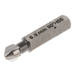 1 pcs - RS PRO HSS Drill Bit, 6.3mm Head, 3 Flute(s), 90°, 1 Piece(s)