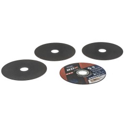 5 pcs - Norton Cutting Disc Aluminium Oxide Cutting Disc, 125mm x 1.6mm Thick, P46 Grit, BDX, 5 in pack