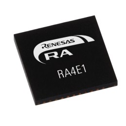 2 pcs - Renesas Electronics R7FA4E10D2CNEAA0, 32bit ARM Cortex M33 Microcontroller, RA4E1, 100MHz, 512 kB Flash, 48-Pin QFN