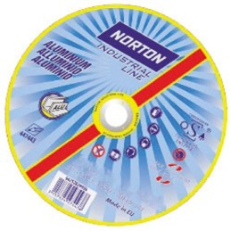 5 pcs - Norton Aluminium Oxide Cutting Disc, 125mm x 1.6mm Thick, Coarse Grade, P46 Grit