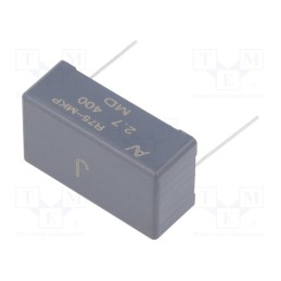 1 pcs x KEMET - R75MW427050L3J - Capacitor: polypropylene, 2.7uF, 41.5x15x24mm, THT, ±5%, 37.5mm