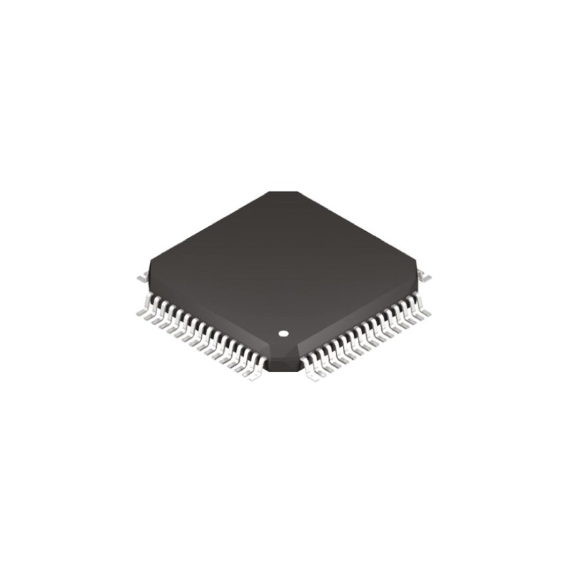 2 pcs - Microchip PIC24FJ128GC006-I/PT, 16bit PIC Microcontroller, PIC24FJ, 32MHz, 128 kB Flash, 64-Pin TQFP