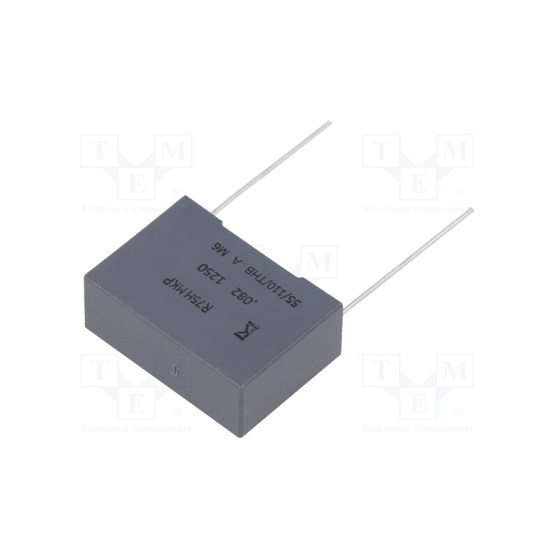 1 pcs x KEMET - R75RN282050H3J - Capacitor: polypropylene, 82nF, 26.5x10x18.5mm, THT, ±5%, 22.5mm