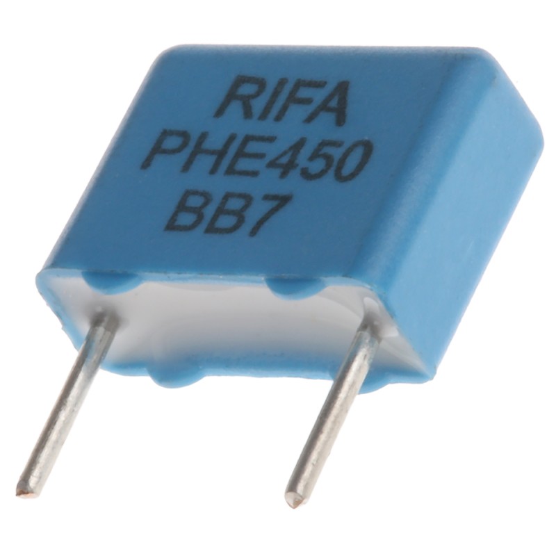 50 pcs - KEMET PHE450 Metallised Polypropylene Film Capacitor, 250 V ac, 400 V dc, ±5%, 10nF, Through Hole