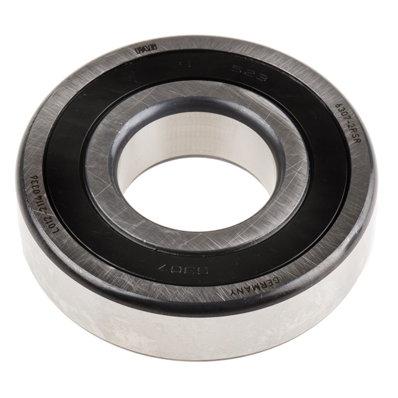 1 pcs - FAG 6307-2RSR Single Row Deep Groove Ball Bearing- Both Sides Sealed 35mm I.D, 80mm O.D