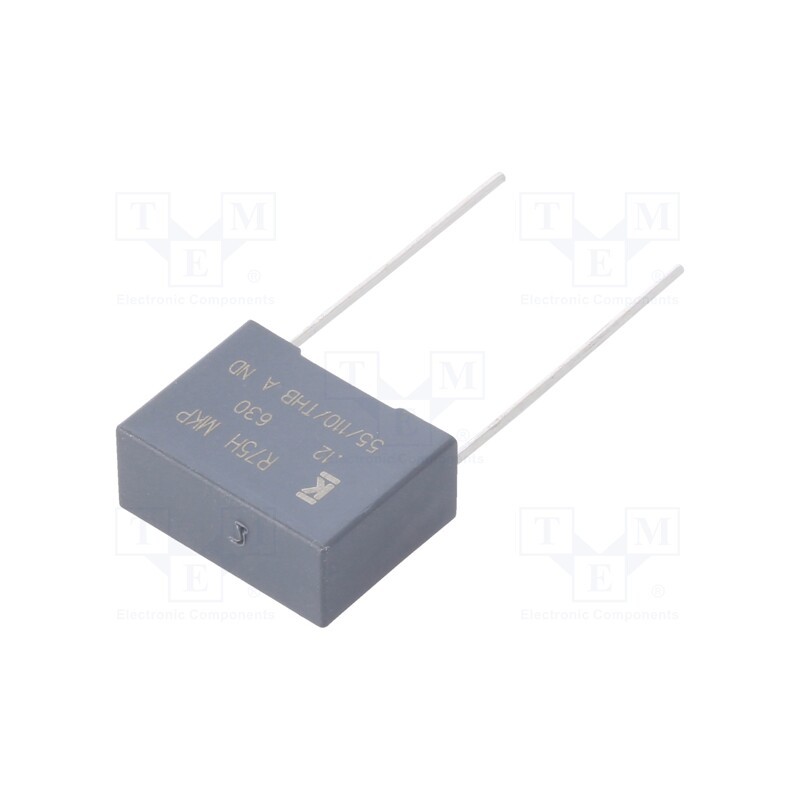 1 pcs x KEMET - R75PI312050H3J - Capacitor: polypropylene, 120nF, 18x7.5x13.5mm, THT, ±5%, 15mm