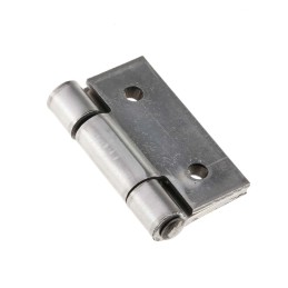 1 Pack of 2 - Pinet Stainless Steel Butt Hinge, Screw Fixing, 40mm x 40mm x 2mm