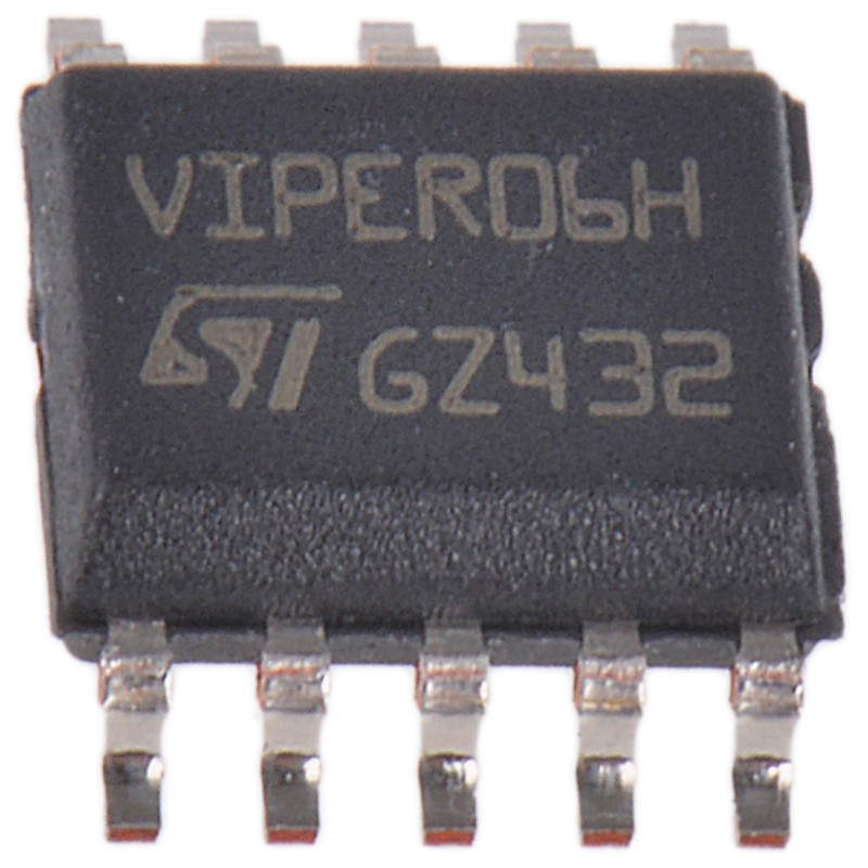 10 pcs - STMicroelectronics VIPER06HS AC-DC, PWM Controller 115 kHz 10-Pin, SSOP
