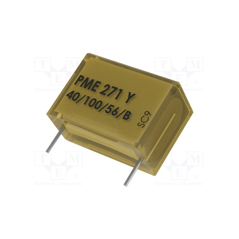 1 pcs x KEMET - PME271YB5220MR30 - Capacitor: paper, Y2, 22nF, 300VAC, Pitch: 15.2mm, ±20%, THT, PME271Y