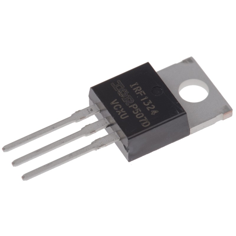2 pcs - N-Channel MOSFET, 353 A, 24 V, 3-Pin TO-220AB Infineon IRF1324PBF