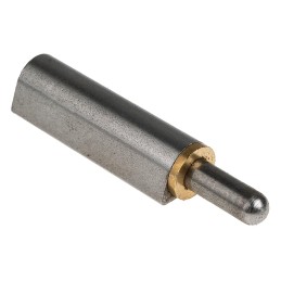 1 Pack of 2 - Pinet Steel Bullet Hinge, Weld-on Fixing, 120mm x 20mm x Dia. 9mm