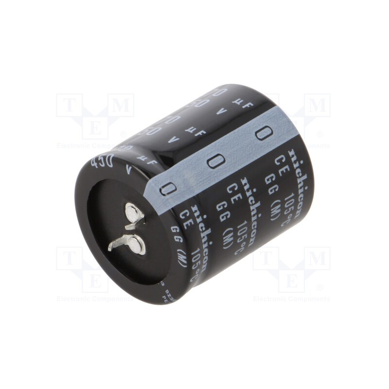 1 pcs x NICHICON - LGG2W471MELC40 - Capacitor: electrolytic, SNAP-IN, 470uF, 450VDC, Ø35x40mm, ±20%