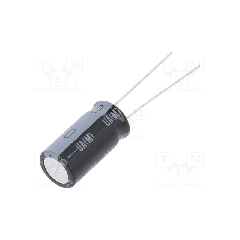 1 pcs x NICHICON - JUAT1405MPD - Supercapacitor, THT, 4F, 2.7VDC, ±20%, Body dim: Ø10x20mm, 100mΩ
