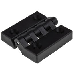 1 Pack of 2 - RS PRO Matt Nylon Butt Hinge, Screw Fixing, 64mm x 64mm x 13mm