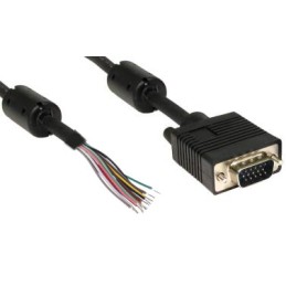 1 pcs - RS PRO Male VGA to Unterminated Cable, 2m