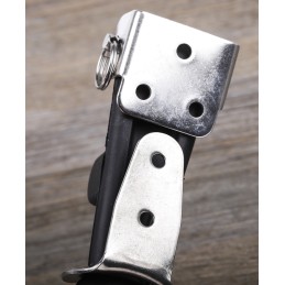 1 Pack of 2 - RS PRO Rubber, Stainless Steel Toggle Latch, 130 x 34 x 22mm