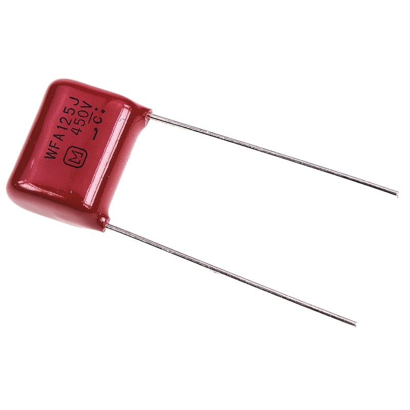 10 pcs - Panasonic ECWF(A) Polypropylene Film Capacitor, 450V dc, ±5%, 1.2μF, Through Hole