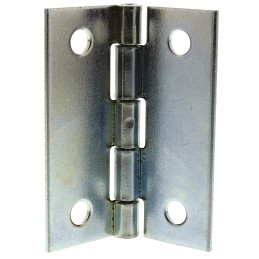 1 Pack of 2 - Pinet Steel Butt Hinge, 50mm x 40mm x 1.2mm