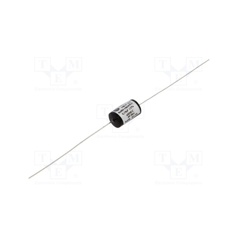 1 pcs x MIFLEX - MKP13G418G-B - Capacitor: polypropylene, 0.18uF, 400VDC, ±2%, Ø8.7x18mm, -25÷85°C