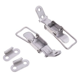 1 Pack of 2 - RS PRO Stainless Steel Toggle Latch, 50 x 22.4 x 12mm