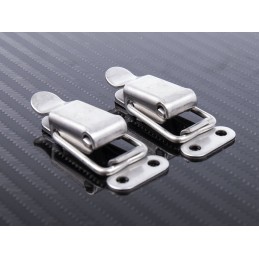 1 Pack of 2 - RS PRO Stainless Steel Toggle Latch, 50 x 22.4 x 12mm