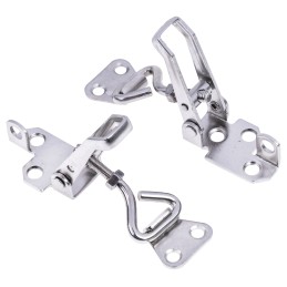 1 Pack of 2 - RS PRO Stainless Steel Toggle Latch, 75 x 26.5 x 16.5mm