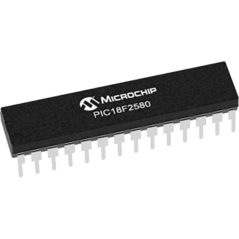 2 pcs - Microchip PIC18F2580-I/SP, 8bit PIC Microcontroller, PIC18F, 40MHz, 32 kB Flash, 28-Pin SPDIP