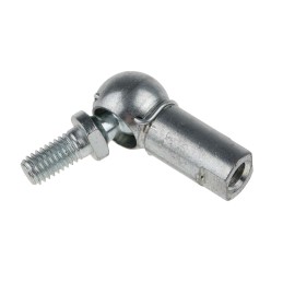 1 Pack of 4 - RS PRO Steel M6 Ball and Socket Joint, 32.5mm x 30mm