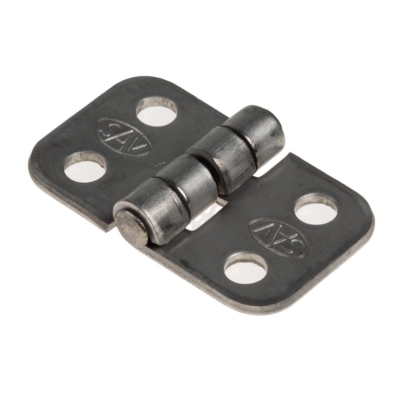 1 Pack of 6 - Savigny Stainless Steel Butt Hinge, Screw Fixing, 20mm x 34mm x 1.5mm