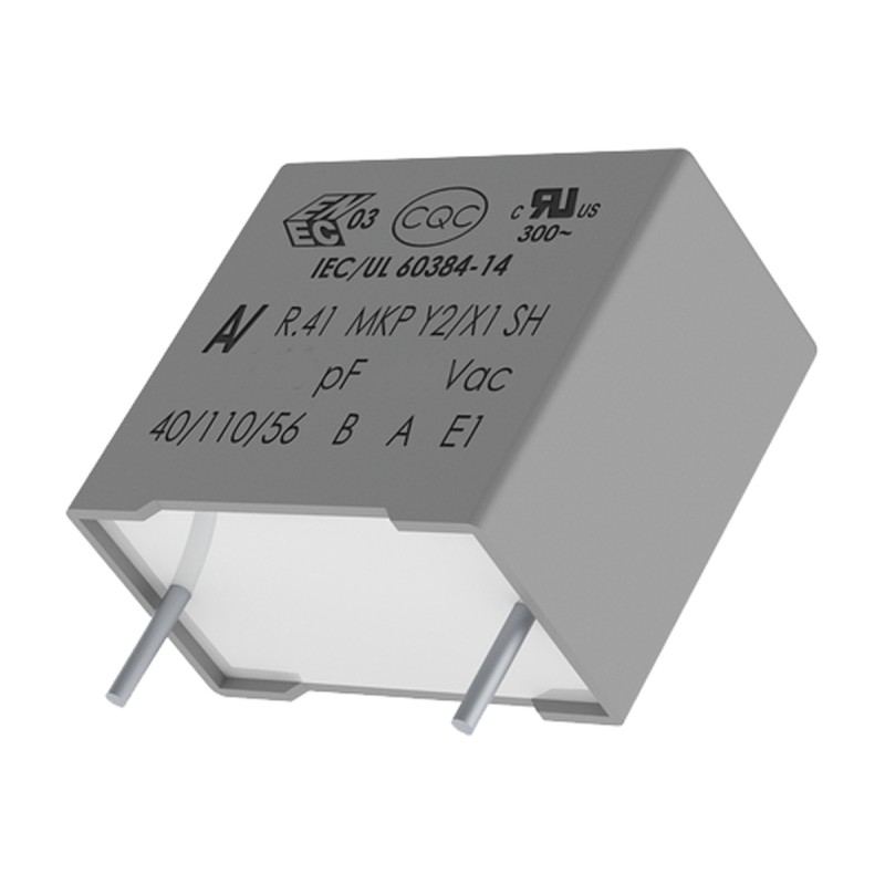 100 pcs - KEMET R41 Metallised Polypropylene Film Capacitor, 1 kV dc, 300 V ac, ±20%, 22nF, Through Hole