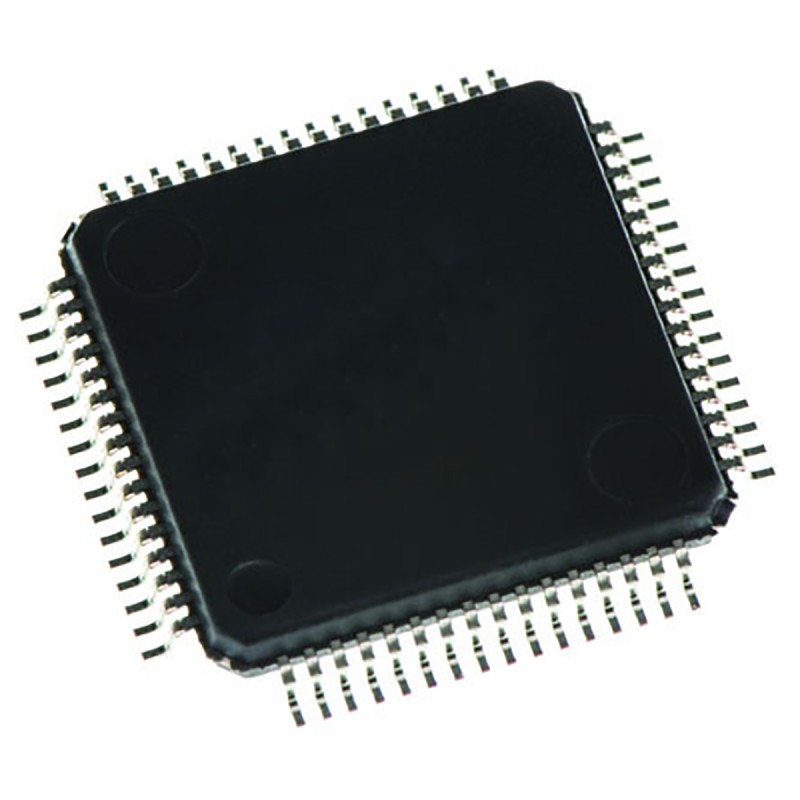 2 pcs - Renesas Electronics R5F51305ADFM30, 32bit RX Microcontroller, RX130, 32MHz, 128 kB Flash, 64-Pin LFQFP