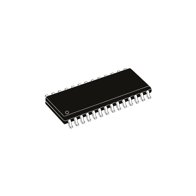 2 pcs - Microchip DSPIC30F4012-20I/SO, 16bit dsPIC Microcontroller, dsPIC30F, 40MHz, 48 kB Flash, 28-Pin SOIC